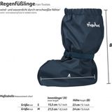 Playshoes Overschoenen Kinderen - Donkerblauw - Maat M (tot Maat 23)