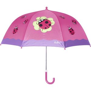 Playshoes 448583 Glückskäfer paraplu, roze (origineel 900), (fabrieksmaat: één maat)