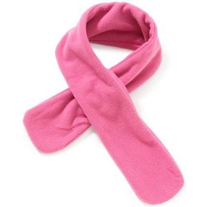 Playshoes Uniseks kindersjaal van fleece knuffelzachte halswarmer met lus om in te steken, Roze (18 Pink), One Size