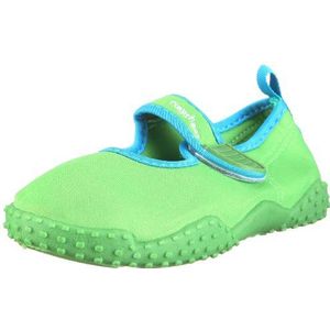 Playshoes Kinderwaterschoenen, badschoenen klassiek met UV-bescherming, Groen 209, 34/35 EU
