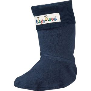 Playshoes Unisex-Kind Fleece Sokken Regenlaarzen Accessoires, marineblauw, 25 EU