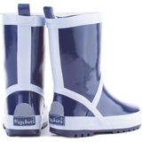 Regenlaarzen - Color-Blocking - Natuurlijke Rubber - Platte Hak