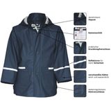 Playshoes Regenjas Kinderen - Donkerblauw
