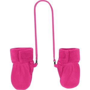 Playshoes Uniseks babywanten knuffelzachte fleece handschoenen, babywanten, wanten, Roze (Roze 18), 0-6 Maanden