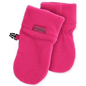 Playshoes Uniseks babywanten knuffelzachte fleece handschoenen, babywanten, wanten, Roze (Roze 18), 6-12 Maanden