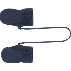 Playshoes Uniseks babywanten knuffelzachte fleece handschoenen, babywanten, wanten, blauw (marine 11), 0-6 Maanden