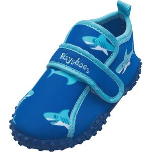 Playshoes UV strandschoentjes Kinderen Shark - Blauw - Maat 18/19
