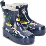 Playshoes Korte Regenlaarzen Piraten Donkerblauw