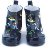 Playshoes Korte Regenlaarzen Piraten Donkerblauw