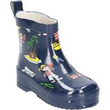 Playshoes Korte Regenlaarzen Piraten Donkerblauw