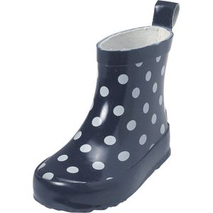 Playshoes Unisex Kid's Regenlaarzen Stippen Botas Goma de Caucho Natural, 11 Marine, 8 UK Child