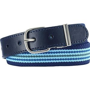 Playshoes Uniseks riem, blauw (lichtblauw/marineblauw)