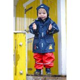 Playshoes Regenlaarzen Kinderen Brandweer - Donkerblauw