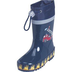 Playshoes Regenlaarzen Kinderen Brandweer - Donkerblauw