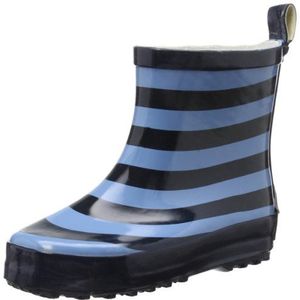 Playshoes Unisex Rubberlaarzen voor kinderen, marineblauw lichtblauw 639