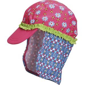 Playshoes UV zonnepetje Kinderen Bloem - Roze - Maat 49cm