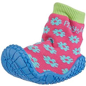 Playshoes Unisex Kids Aqua Sokken met Uv Bescherming Dots Zapatos de Playa, Roze Rosa 14, 2.5 UK