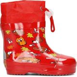 Playshoes Korte Regenlaarzen Bosdieren Rood