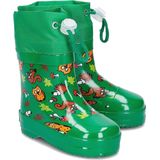 Playshoes - Korte Regenlaarzen - Groen - Bosdieren