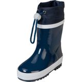 PlayshoesRubberen laarzen van natuurlijk rubber gevoerdUniseks-kindRegenlaarzenRubberlaarzen, blauw, wit, 34/35 EU