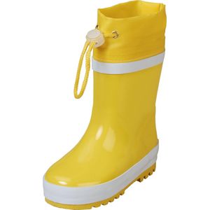Playshoes - Regenlaarsjes met trekkoord - Geel