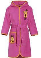 Playshoes Frotte-Bademantel Die Maus pink