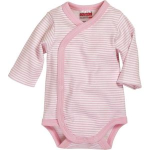 Schnizler Wikkelbody Ringel Body Unisex kinderen, roze (wit/roze 586), 50, roze (wit/roze 586)