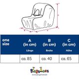 Playshoes - Universele regenhoes voor kinderwagen (small) - transparant - maat Onesize