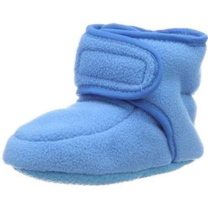 Playshoes Unisex baby fleece schoenen kruipschoenen, Turquoise aquablauw, 18/19 EU