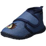 Playshoes - Pantoffels - Jeansblauw - 100% Polyester - Egel