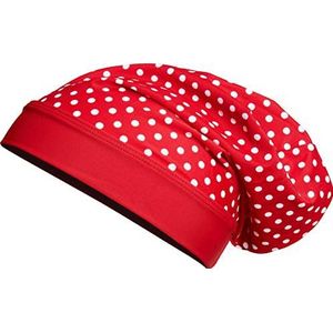 Playshoes Beanie punten met UV-bescherming, muts meisjes, rood (rood), maat L (fabrieksmaat: 55 cm), rood (rood 8), maat L (fabrieksmaat: 55 cm), rood (rood 8)