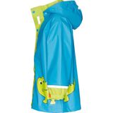 Playshoes Regenjas Crocodile Lichtblauw/Groen