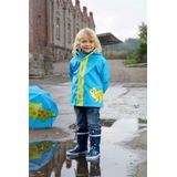 Playshoes Regenjas Crocodile Lichtblauw/Groen