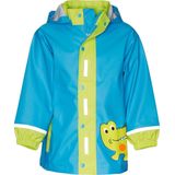 Playshoes Regenjas Crocodile Lichtblauw/Groen