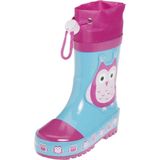 Playshoes Regenlaarzen Kinderen Uil - Turquoise