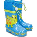 Playshoes Jongen regenlaarzen laarzen brand krokodil Wellington Rubber, Blue Blau Gruen 791, 20.5 EU