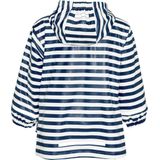 Maritim - Regenjas - Gestreept - Licht Gevoerd - Afneembare Capuchon