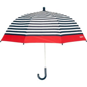 Playshoes Maritim 448540 Uniseks paraplu voor kinderen, blauw (marine/wit), één maat