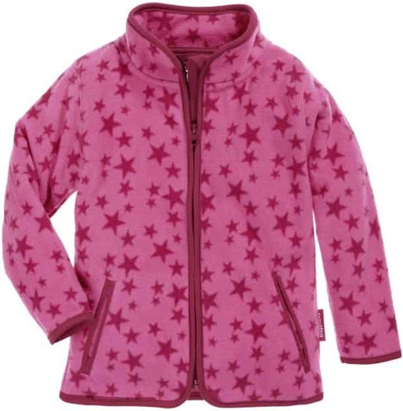 Playshoes Fleecejack Sterren Junior Roze Maat 80
