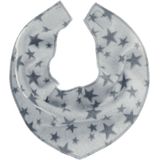 Playshoes - Fleece driehoek sjaal voor kinderen - Onesize - Sterren - Grijs - maat Onesize