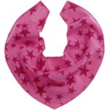 Playshoes - Fleece driehoek sjaal voor kinderen - Onesize - Sterren - Roze - maat Onesize