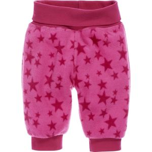 Playshoes Schnizler babybroekje fleece fuchsia sterren