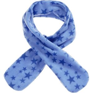 Playshoes - Fleece sjaal voor kinderen - Onesize - Sterren - Blauw - maat Onesize