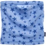 Playshoes Kindersjaal, uniseks, ademend, met sterrenpatroon, zachte ronde sjaal geschikt voor koude dagen, blauw, One Size