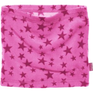 Playshoes - Fleece buis sjaal voor kinderen - Onesize - Ster - Roze - maat Onesize