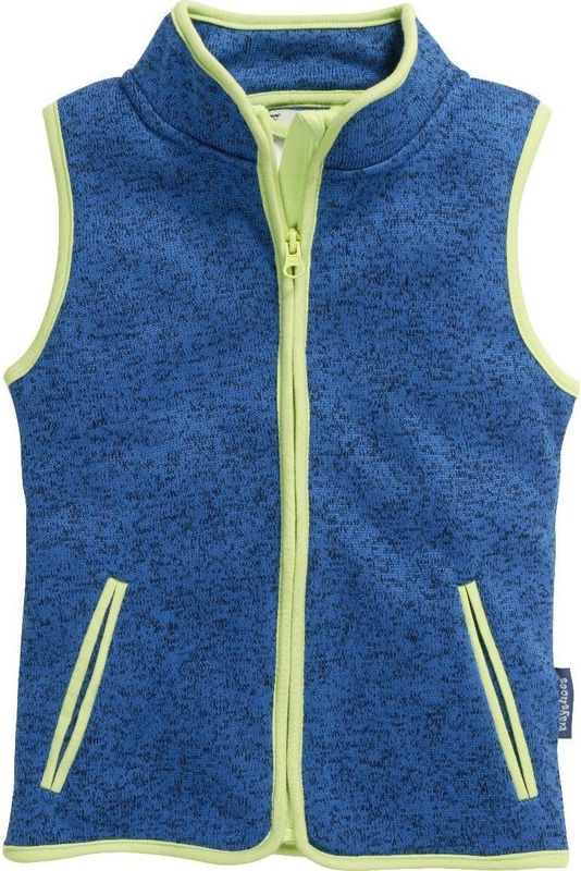 Playshoes Bodywarmer Knit Fleece Junior Blauw Maat 80