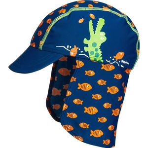Playshoes UV zonnepet Kinderen Krokodil - Blauw - Maat 49cm