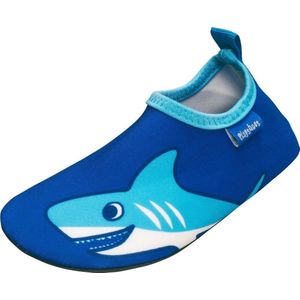 Playshoes Unisex kinderen blotevoetenschoenen watersportschoenen, haai, 22/23 EU