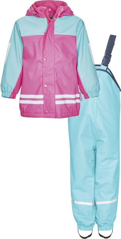 Playshoes - Regenpak - Turquoise - Licht Materiaal - Inclusief Afneembare Capuchon