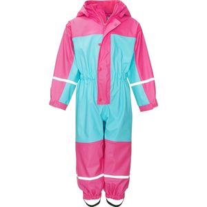 Playshoes - Uniseks Kinderen - Regenpak - Turquoise - Waterdicht met Fleece Binnenvoering